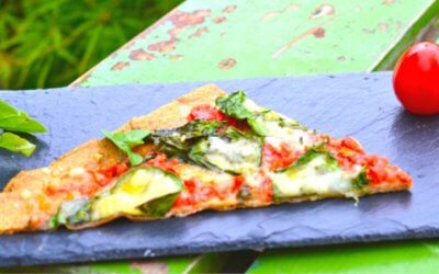 Pizza aus Leisamen – Low-Carb