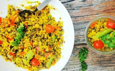 Quinoa-Oriental-Salat – Vegan
