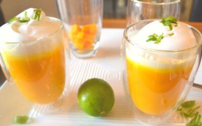 Karotten-Mango-Cuppucino