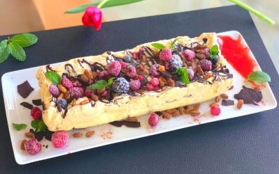 Cremiges Beeren Semifreddo