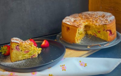 Rhabarber-Streuselkuchen – glutenfrei